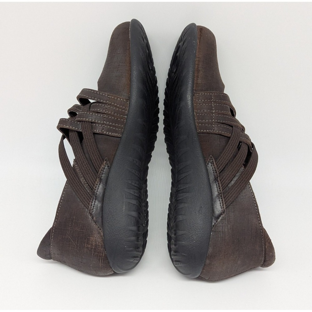 Naot Kawaka Mary Jane Shoes Sz 37 US 6 Brown Leather Comfort Preppy Academia - Picture 7 of 9